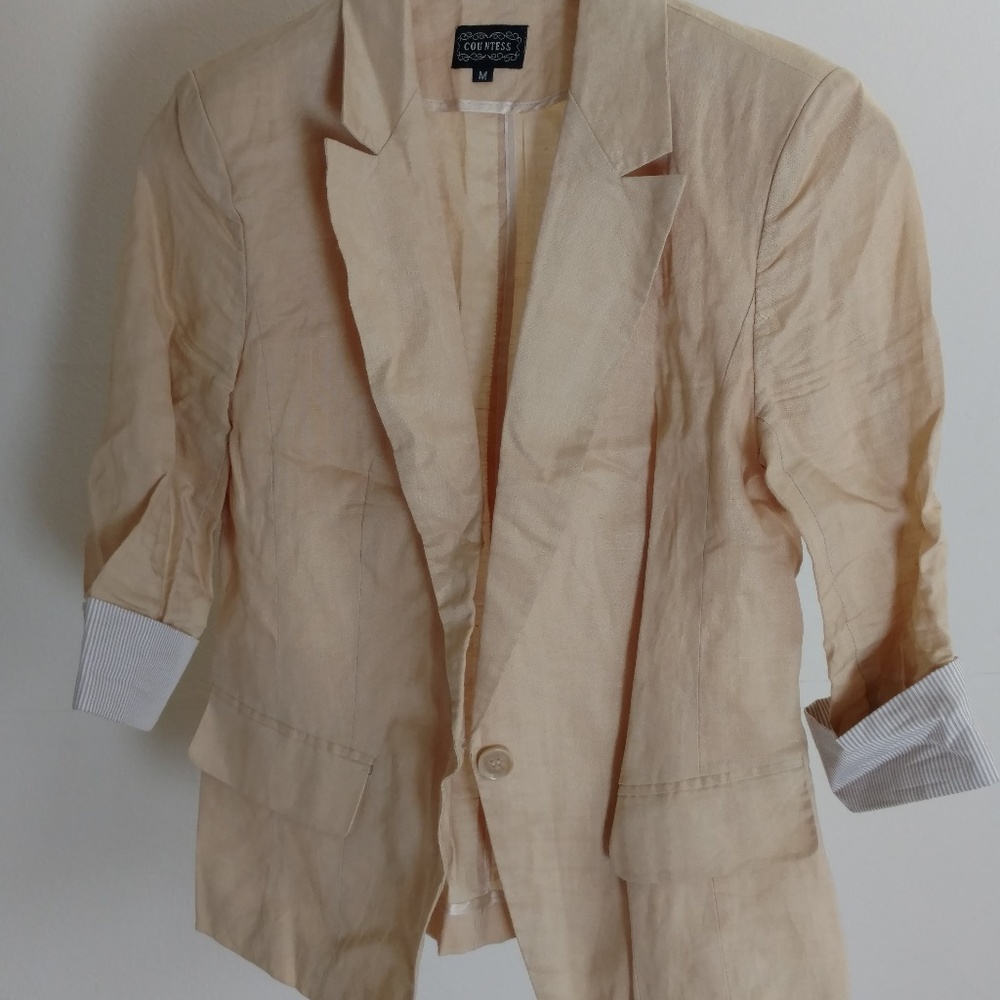 Countess Linen Blazer [M]